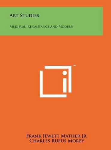 Cover image for Art Studies: Medieval, Renaissance and Modern