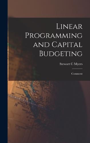 Cover image for Linear Programming and Capital Budgeting