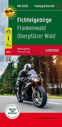 Cover image for Fichtelgebirge, motorcycle map 1:200,000, freytag & berndt