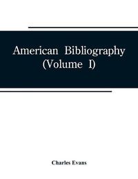 Cover image for American bibliography