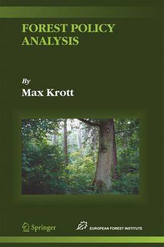 Cover image for Forest Policy Analysis