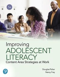 Cover image for Improving Adolescent Literacy: Content Area Strategies at Work