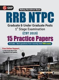 Cover image for Rrb Ntpc 2019-20 15 Practice Papers (CBT 1st Stage)