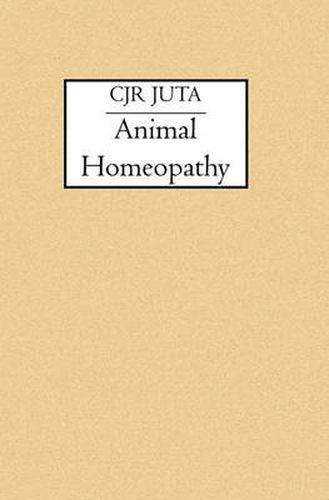 Cover image for Animal Homeopathy