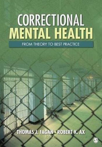 Cover image for Correctional Mental Health: From Theory to Best Practice