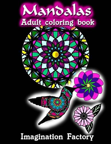 Cover image for Mandalas adult coloring book: Advanced Patterns, animals & flowers