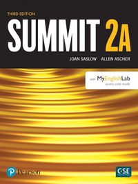 Cover image for Summit Level 2 Student Book Split A w/ MyLab English