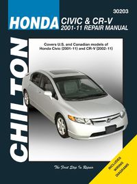 Cover image for Honda Civic & CR-V ('01-'11) (Chilton)