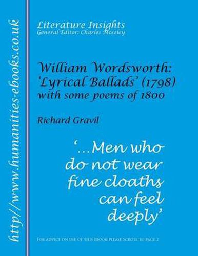 Cover image for William Wordsworth: Lyrical Ballads (1978) with Some Poems of 1800