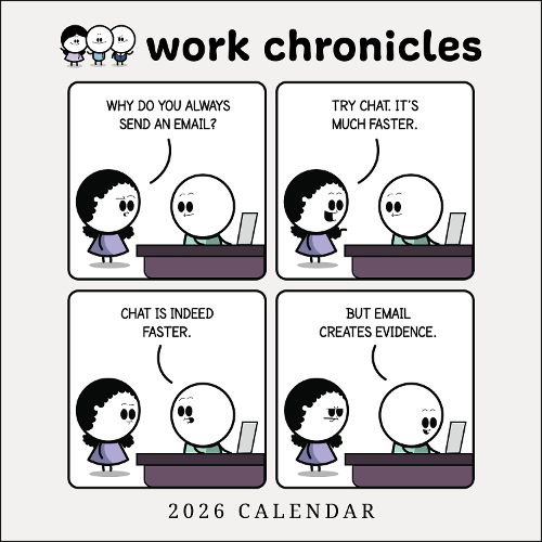 Cover image for Work Chronicles 2026 Wall Calendar