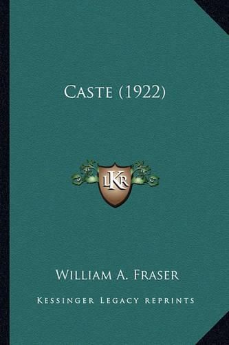 Cover image for Caste (1922) Caste (1922)