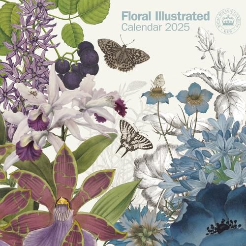 2025 Royal Botanic Gardens Kew, Floral Illustrated Wall Calendarll