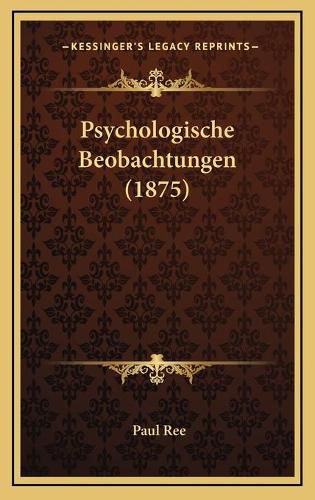 Psychologische Beobachtungen (1875)