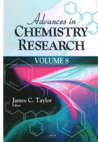 Cover image for Advances in Chemistry Research: Volume 8