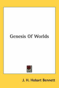 Cover image for Genesis of Worlds