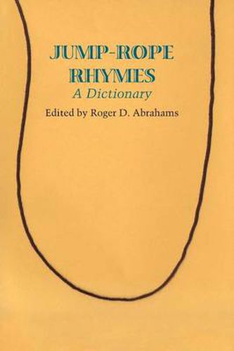 Cover image for Jump-rope Rhymes: A Dictionary