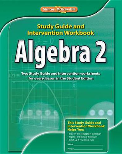 Cover image for Algebra 2, Study Guide & Intervention Workbook