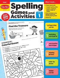 Cover image for Spelling Games and Activities, Grade 1 Teacher Resource