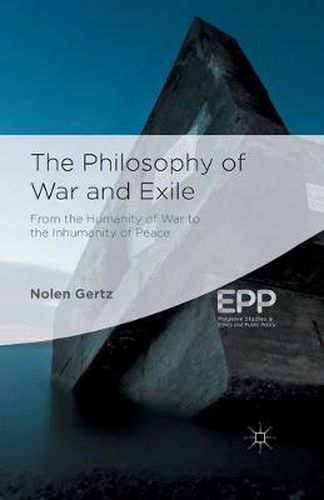 Cover image for The Philosophy of War and Exile