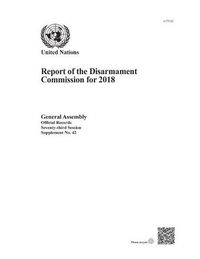 Cover image for Report of the Disarmament Commission for 2018