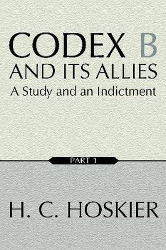 Cover image for Codex B and Its Allies: Part II