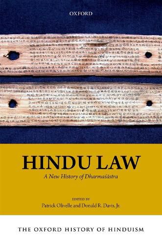 Cover image for The Oxford History of Hinduism: Hindu Law: A New History of Dharmasastra