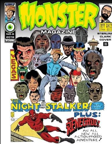 Cover image for MONSTER MAGAZINE NO.6 COVER B by STERLING CLARK