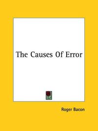 Cover image for The Causes of Error