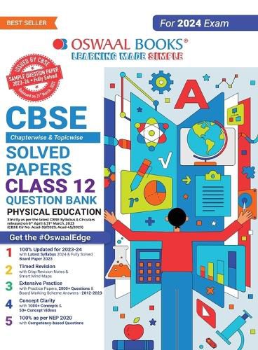 Cover image for Oswaal CBSE Class 12 Physical Education Question Bank 2023-24 Book