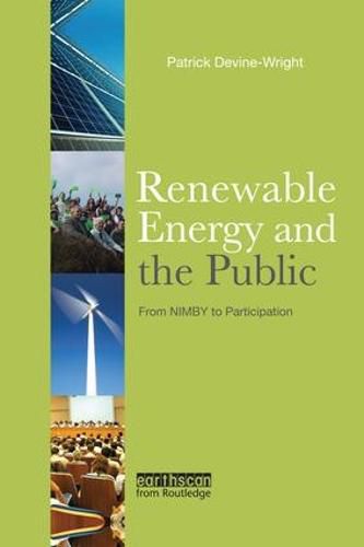 Cover image for Renewable Energy and the Public: From NIMBY to Participation