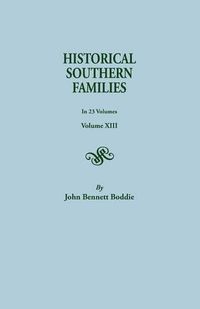 Cover image for Historical Southern Families