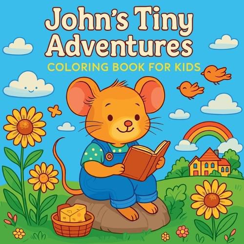 Cover image for John's Tiny Adventures - Coloring Book for Kids