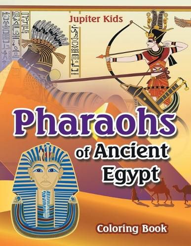 Cover image for Pharoahs of Ancient Egypt Coloring Book
