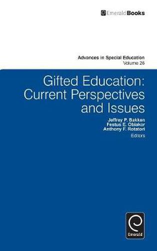 Cover image for Gifted Education: Current Perspectives and Issues