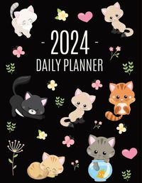 Cover image for Cats Daily Planner 2024