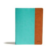 Cover image for CSB Tony Evans Study Bible, Teal/Earth LeatherTouch