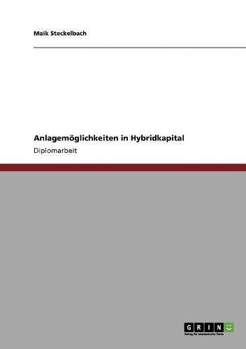 Cover image for Anlagemoglichkeiten in Hybridkapital