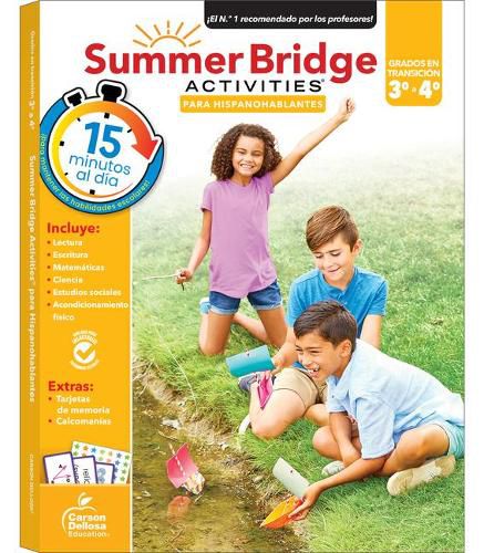 Cover image for Summer Bridge Activities Spanish 3-4, Grades 3 - 4