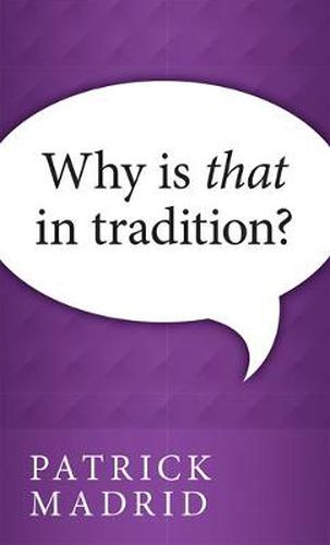 Cover image for Why is That in Tradition?