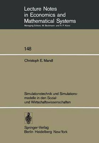 Cover image for Simulationstechnik und Simulationsmodelle in den Sozial- und Wirtschaftswissenschaften