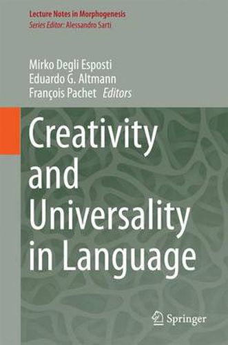 Cover image for Creativity and Universality in Language