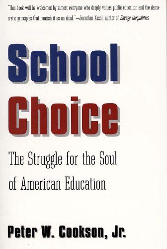 Cover image for School Choice: The Struggle for the Soul of American Education