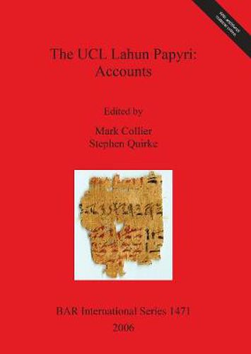 Cover image for The UCL Lahun Papyri
