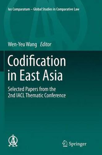 Cover image for Codification in East Asia: Selected Papers from the 2nd IACL Thematic Conference