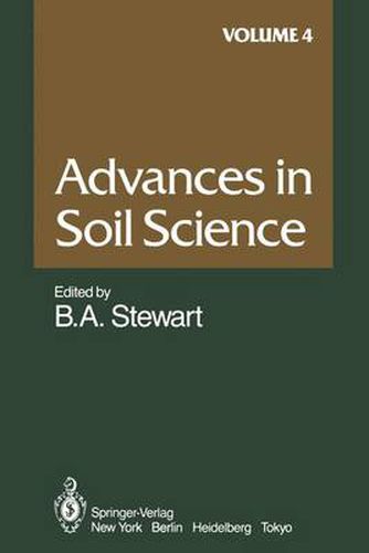 Cover image for Advances in Soil Science: Volume 4