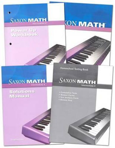 Cover image for Saxon Homeschool Intermediate 4: Homeschool Package