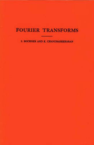 Cover image for Fourier Transforms. (AM-19), Volume 19