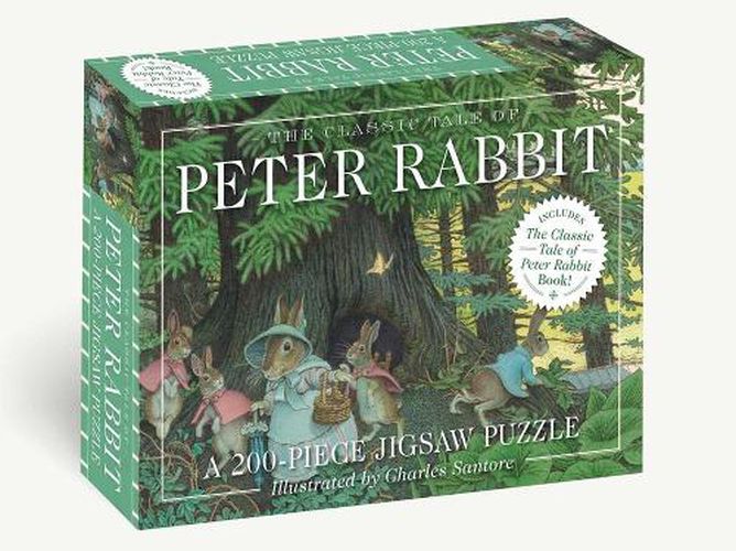 The Classic Tale of Peter Rabbit 200-Piece Jigsaw Puzzle & Book: A 200-Piece Family Jigsaw Puzzle Featuring the Classic Tale of Peter Rabbit!