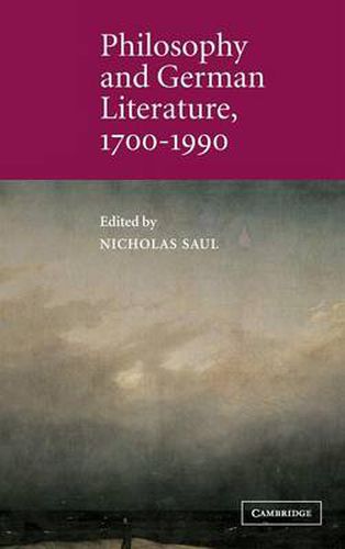 Cover image for Philosophy and German Literature, 1700-1990