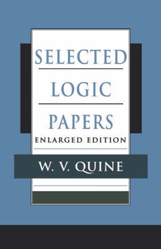 Cover image for Selected Logic Papers: Enlarged Edition